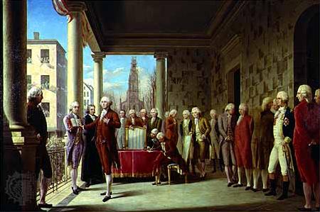 unknow artist the first President of the United States which took place on April 30, 1789. oil painting image